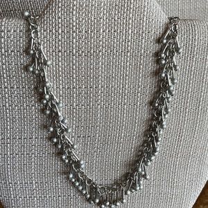 NWT eSBe by Sara Blaine #11059 Ballerina Textured Beads Necklace